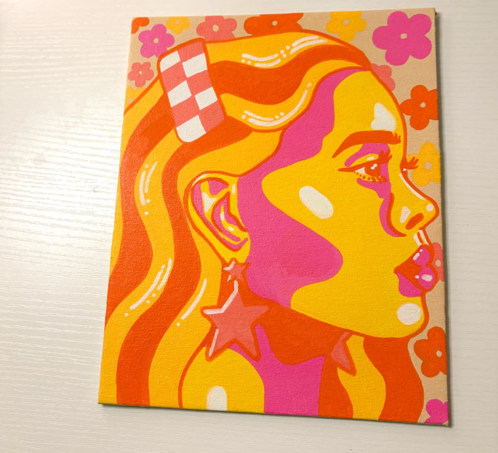 Image of “gimme all ur love” Original Painting