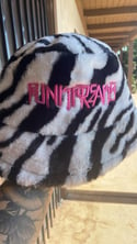 Y2K Funkfreaks zebra bucket hat !! 