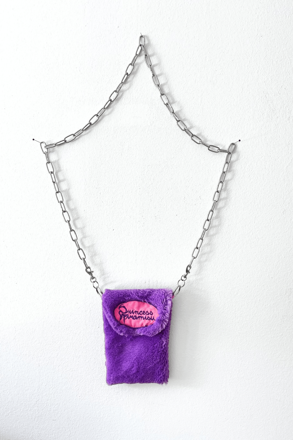 Image of Purple Fluffy Phone Purse