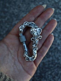 Image 3 of Glass Heart Carabiner