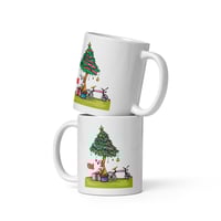 Christmas Tree White glossy mug