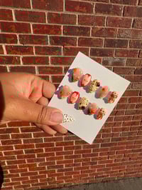 Image 1 of Fall vibes press on set 