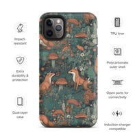 Image 7 of Boho Nature Cottagecore Inspired Fox Among Mushrooms Tough Case for iPhone®