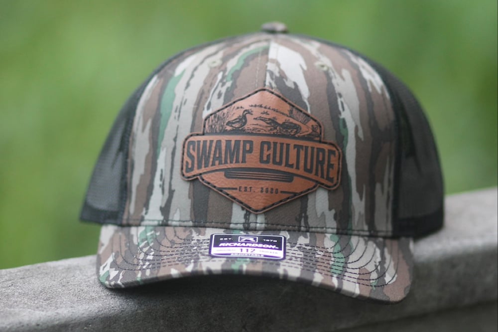 Realtree Original Camo Leather Patch Snapback | Swamp Culture