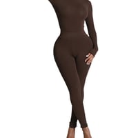 Image 3 of Womenswear 2 Piece Long Sleeve Body Suit - Comfortable Fit for Everyday Wear - Bodysuit
