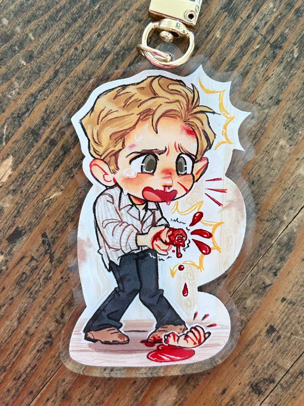 Ethan Winters RE7+RE8 3 IN Double Sided Charm