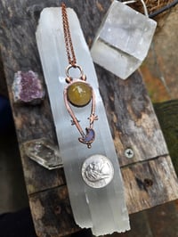 Image 2 of Electroformed crystal ball necklace 02