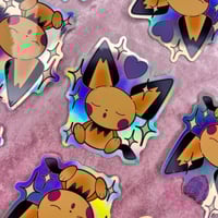 Sleeping Pichu Holo Sticker