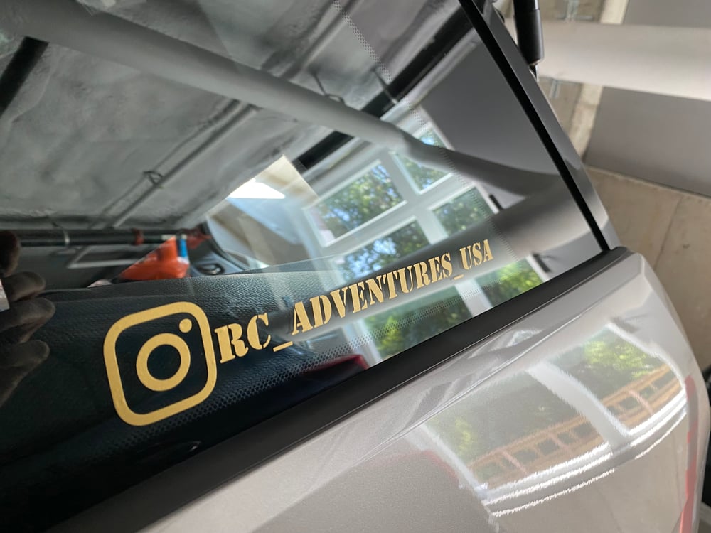 Image of 9” Instagram Sticker GOLD
