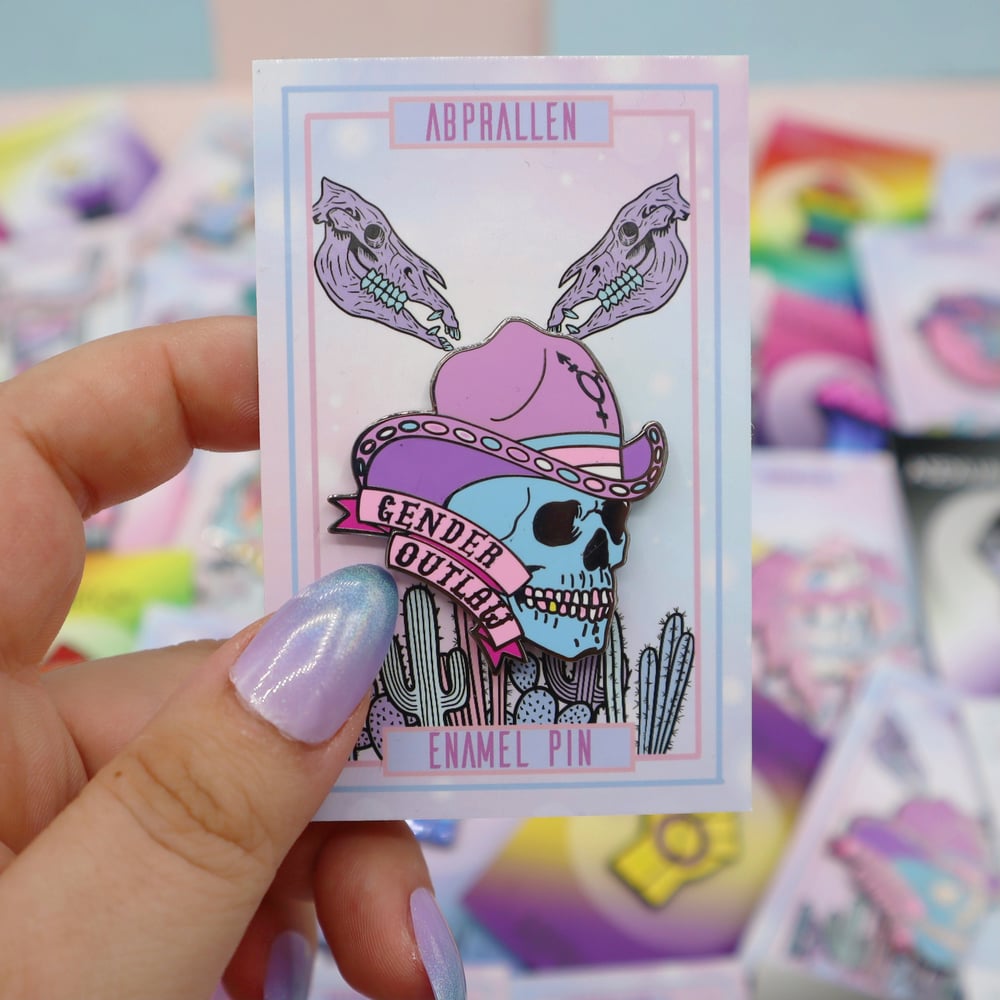 Image of Gender Outlaw Enamel Pin