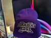 Purple People Eater Straight Edge” Logo Knit Hat With Cuff