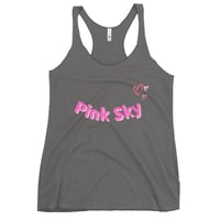Pink Sky Racerback Tank Top
