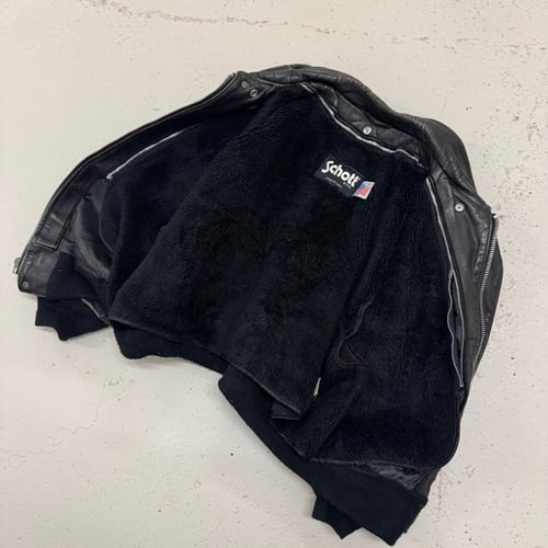 Image of 1990s Schott Leather Jacket, Size Large