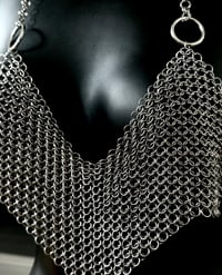 Image 2 of HOLLOW HELL- XS Chainmail Halter Top