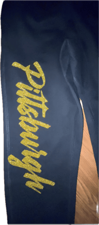 Image 2 of Blk Steelers Joggers