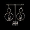 death spider o-ring earrings 