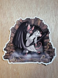 Batula and His Mousey victim Sticker