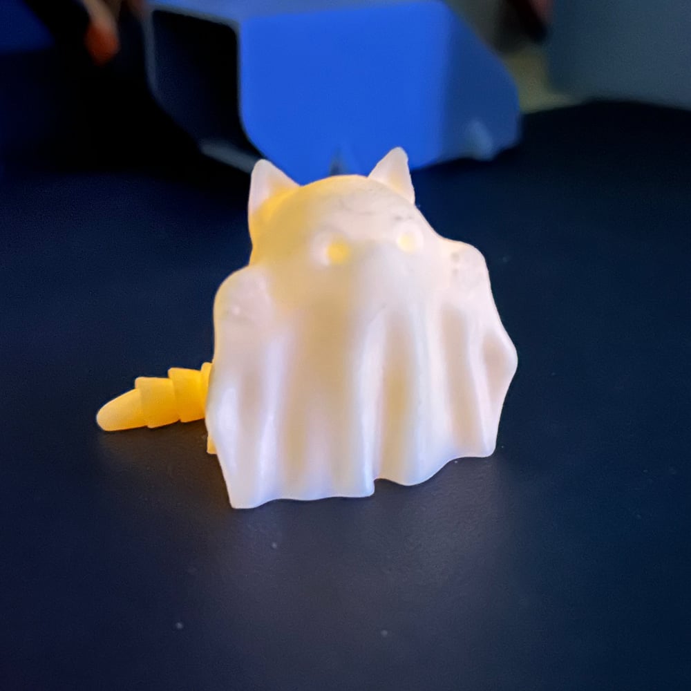 Image of Ghost Kitten Under a Sheet 