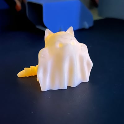 Image of Ghost Kitten Under a Sheet 