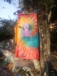 Hand of Illusion Tank Tye Dye Small