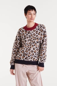 Image 1 of JERSEY JACQUARD EST MINI LEOPARD