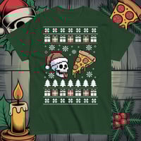 Image 3 of Skull Slice Ugly Christmas Tee