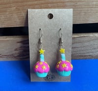 Image 1 of FOP Inspired Magic Muffin Polymer Clay Earrings