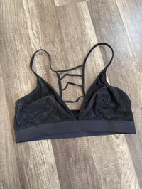 Image 1 of Black lace bralette 
