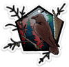 Vinyl Sticker // Alaska Birds - Raven