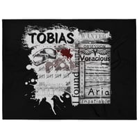 Image 1 of Officially licensed edge of darkness Tobias Throw Blanket