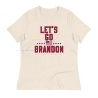Image 4 of Let's Go Brandon 2 - Women's Relaxed T-Shirt from PatriotsCo.com