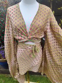 Image 2 of Tulum co ord set - wrap skirt and top 6-14 uk