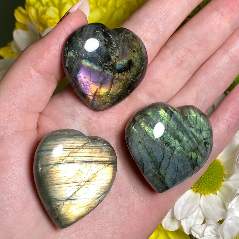 Image of Labradorite Heart