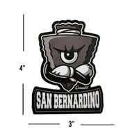 Image 4 of SAN BERNARDINO “Rockie” STICKER