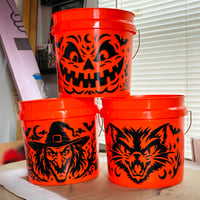 Image 2 of Halloween Bucket Stencil Pack