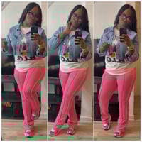 Small-2x Buggle gum pink unisex joggers *go down a size 