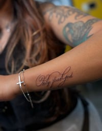 Image 7 of "Only Fear GOD" Embroidered Hoodies