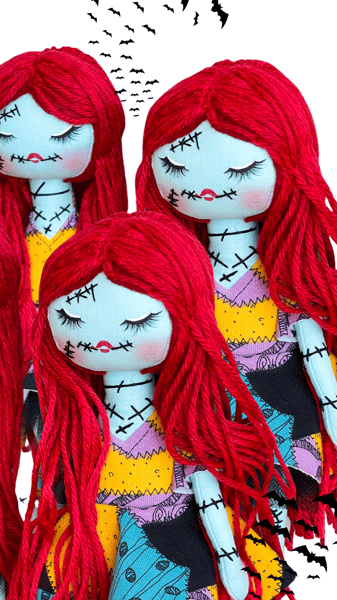 Image of RESEVERED FOR DEBBYE Sally Inspired Art Doll