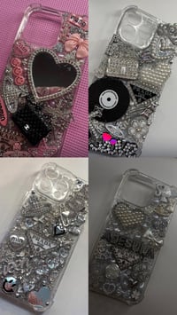 Personalised diamanté name/picture case