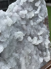 Image 5 of Druzy Quartz Crystal With Green Fluorite #452 