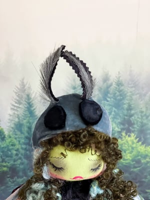 Image of MOTH INSPIRED SMALL ART DOLL