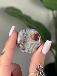 Image 1 of SANGRIA LACE AGATE MINI FLAT STONES