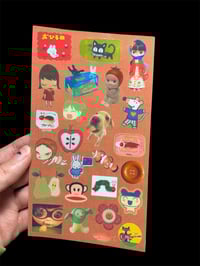Image 2 of cuties sticker sheet