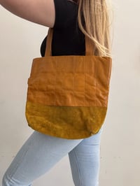 Image 1 of 00s Orange leather bag 