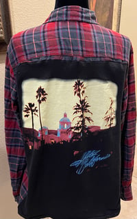 Vintage Cranberry/Blue Flannel Shirt The Eagles