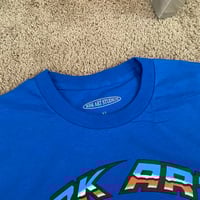 Image 4 of CHROME PANTHER TEE - BLUE