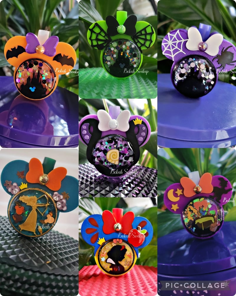 Disney Straw Toppers Tumblers  Straw Toppers Bows Tumblers