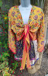 Image 5 of Boho slip skirt cream underneath