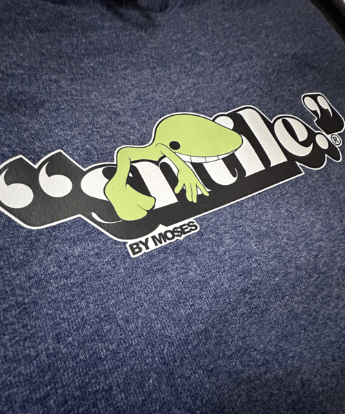 Image of “LAZY” - Hoodie [Heather Navy]