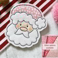 Image 1 of Pink Santa Claus Decoration 